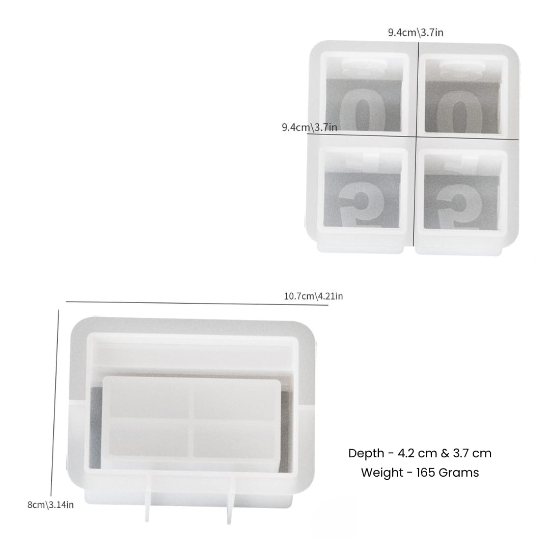 Christmas Day Countdown Mold Set - Rectangular
