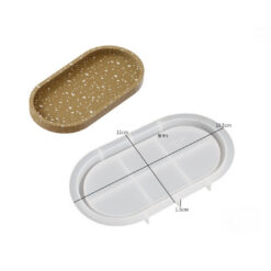 Oval Tray Mold (7.7")