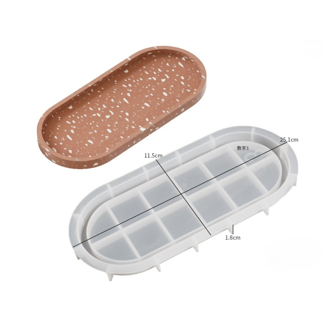 Oval Tray Mold (9.8")