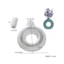 Petite Halo Flower Vase Mold