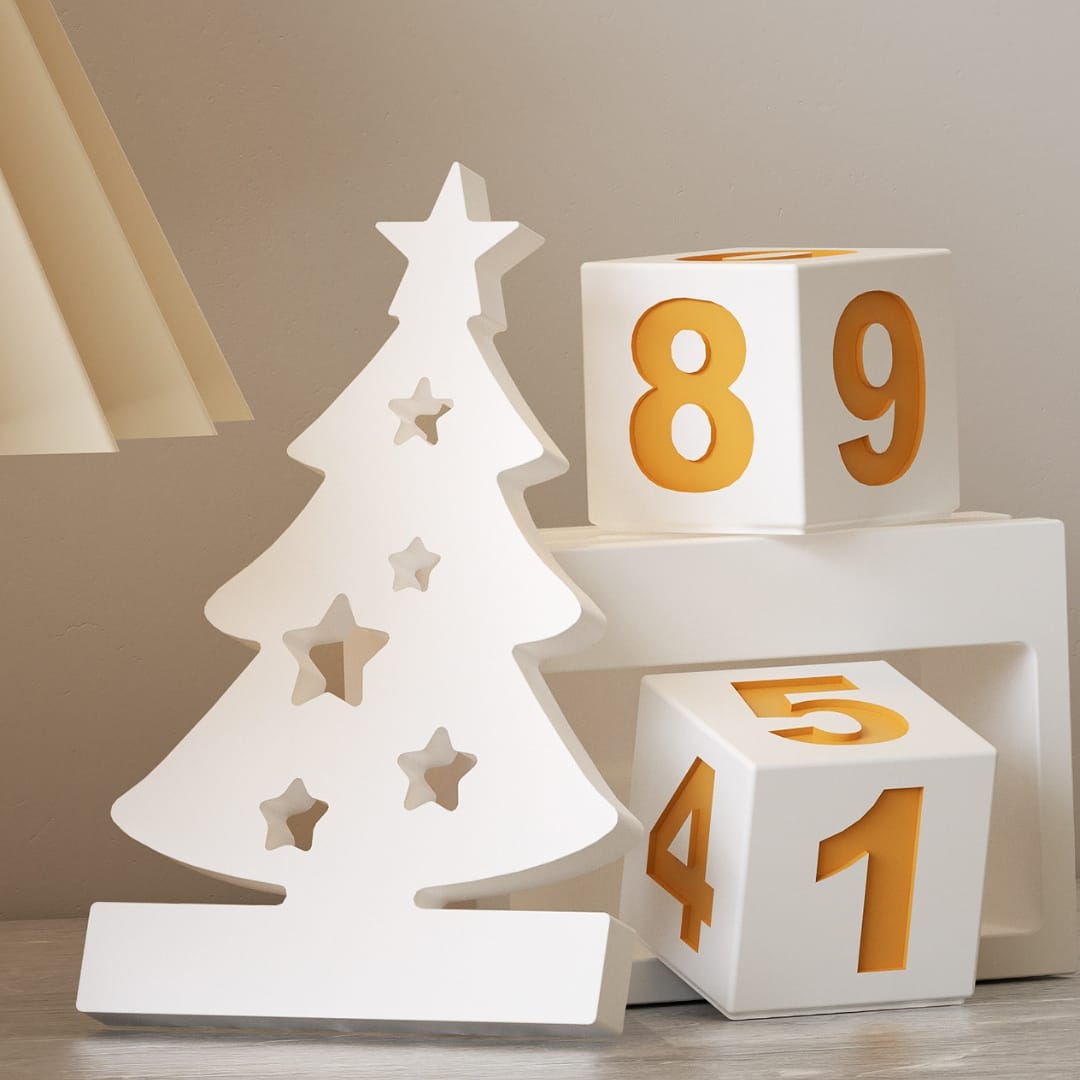 Christmas Day Countdown Mold Set - Rectangular - Image 4