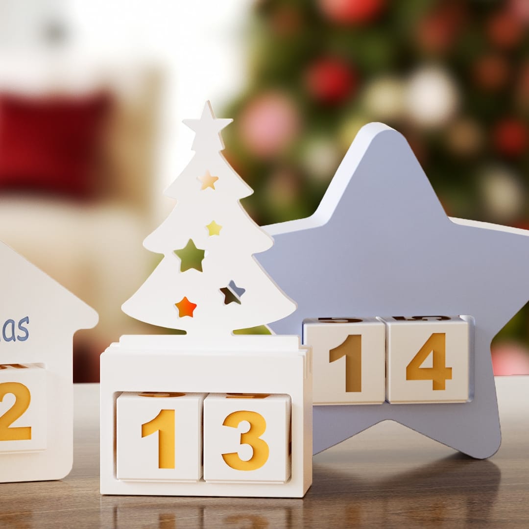 Christmas Day Countdown Mold Set - Rectangular - Image 5