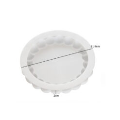 Round Bubble Coaster Mold