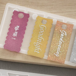 Alternative view of Classic Rectangle Name Keychain Tag Mold