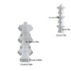 Three-Christmas Angel Pillar Candle Mold