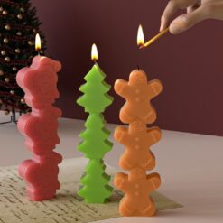 Alternative view of Three-Christmas Angel Pillar Candle Mold