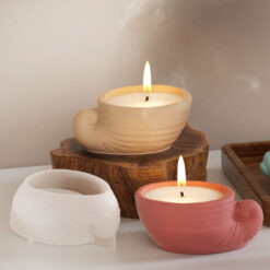 Alternative view of Swirl Striped Conch Mold