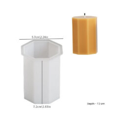 Octagon Pillar Candle Mold