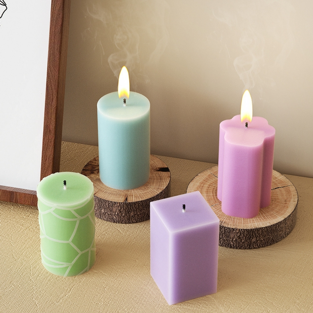Cylindrical Pillar Candle Mold - Image 2