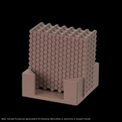 Alternative view of Honeycomb Square Textured Mold Set of 4