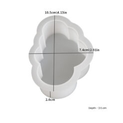 Cloud Candle Mold - S