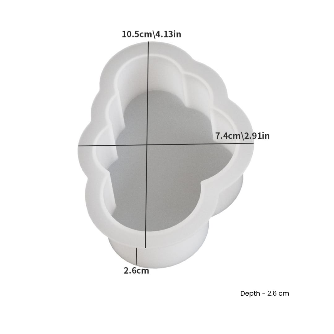 Cloud Candle Mold - S