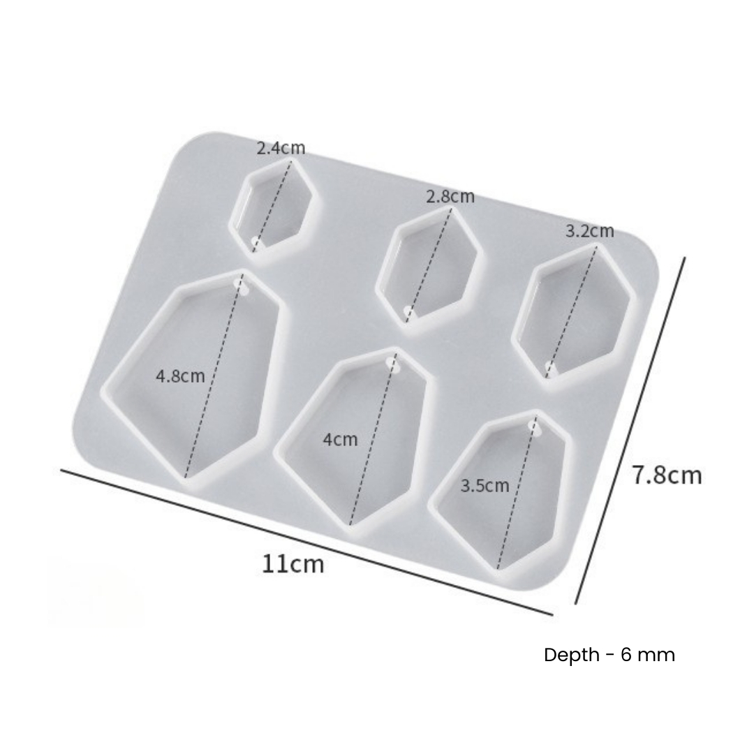 Hexagon Earring Mold