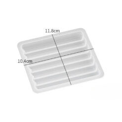Rectangular Striped Coaster Mold