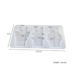 Flower Butterfly Keychain Tag Mold