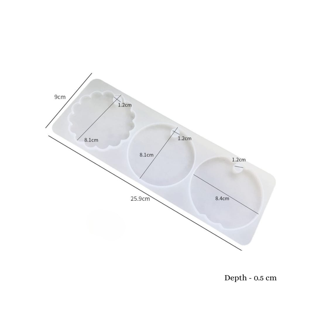 Circle Keychain Tag Mold