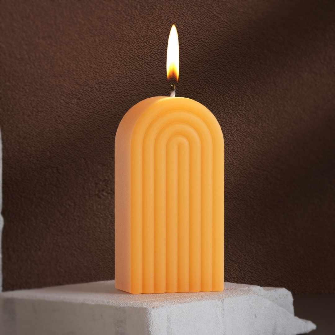 Striped Arch Candle Mold - Large - Image 2