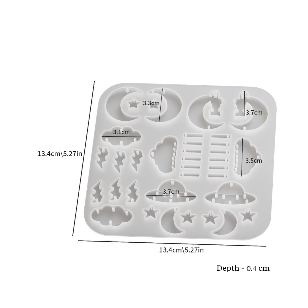 Moon Cloud Pendant Mold