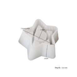 Star Striped Candle Holder