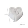 Heart Striped Candle Holder