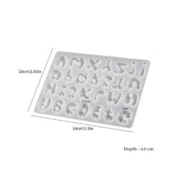 Bubble Shaped Letters Mold - Small