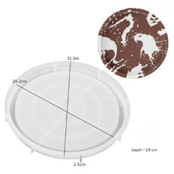 Extra Large Round Tray Mold - 12"