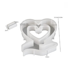 Support Hand Heart Planter Mold Set