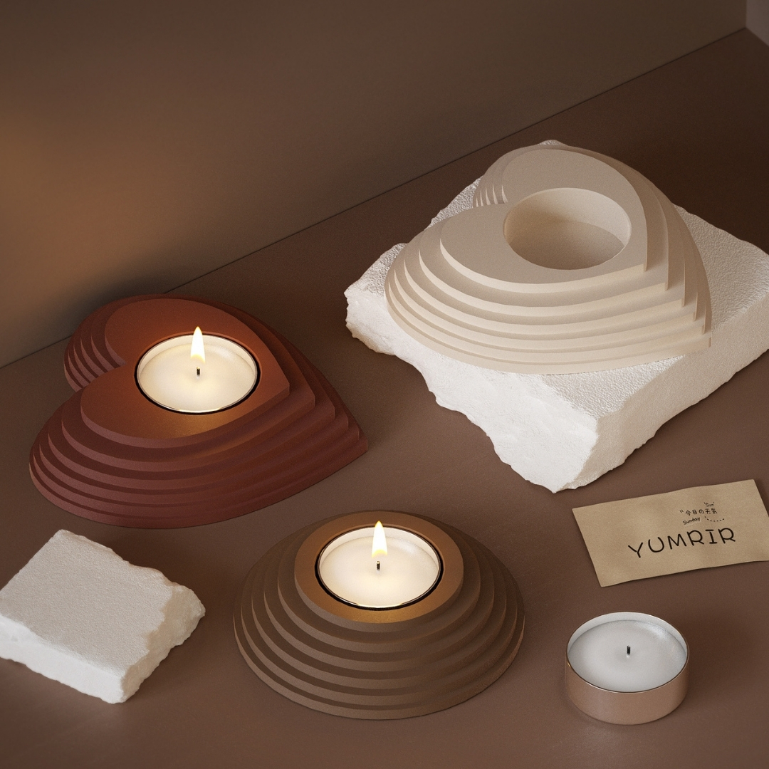 Round Step T-Light Holder - Image 5