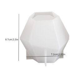 Classic Hexa Facet Candle Mold