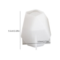 Taper Hexa Facet Candle Mold