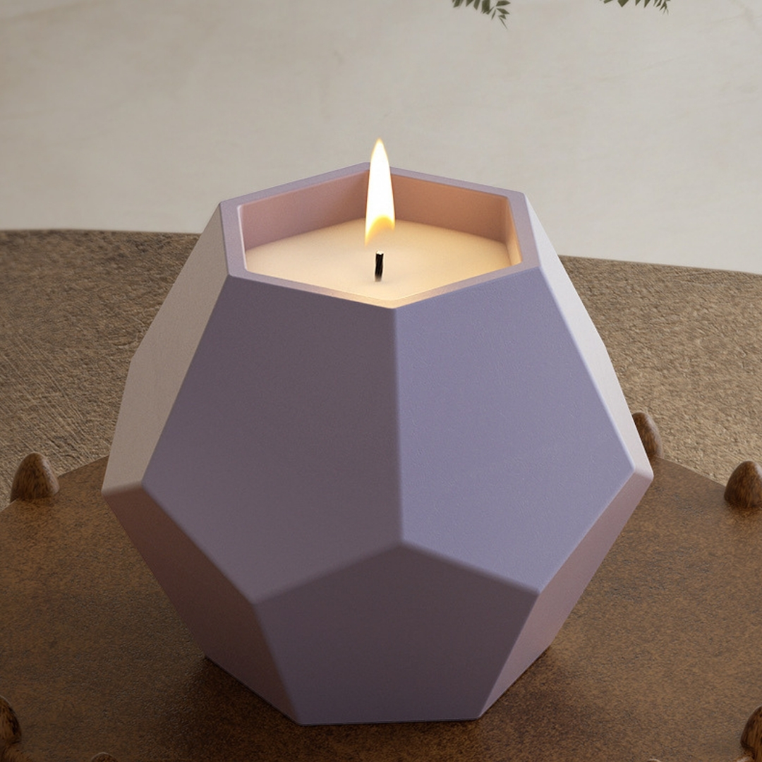 Classic Hexa Facet Candle Mold - Image 6