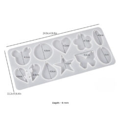 10 Cavity Keychain/Pendant Mold