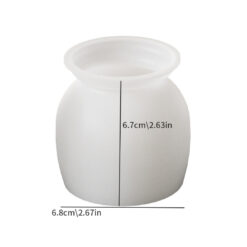 Smooth Glass Candle Mold