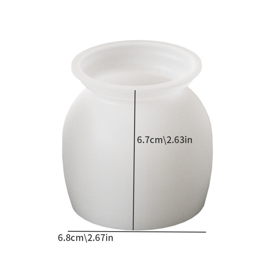 Smooth Glass Candle Mold