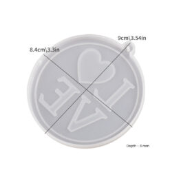 Love Hanging Mold - Round