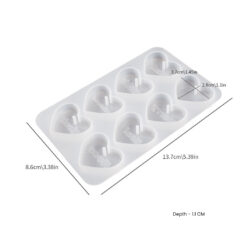 8 Cavity Love Mold