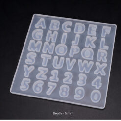 Mini Alphabet Keychain Mold - HV