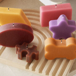 Alternative view of Diamond Candle Mold - H