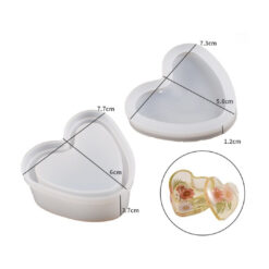 Heart Storage Box Mold - Small