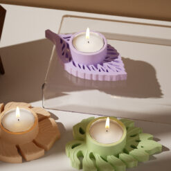 Alternative view of Neem Leaf Tea Light Mold