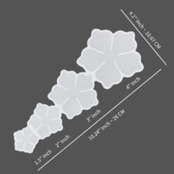 4 in 1 - 3D Flower Mold