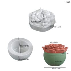 Camelia Flower Storage Box Mold