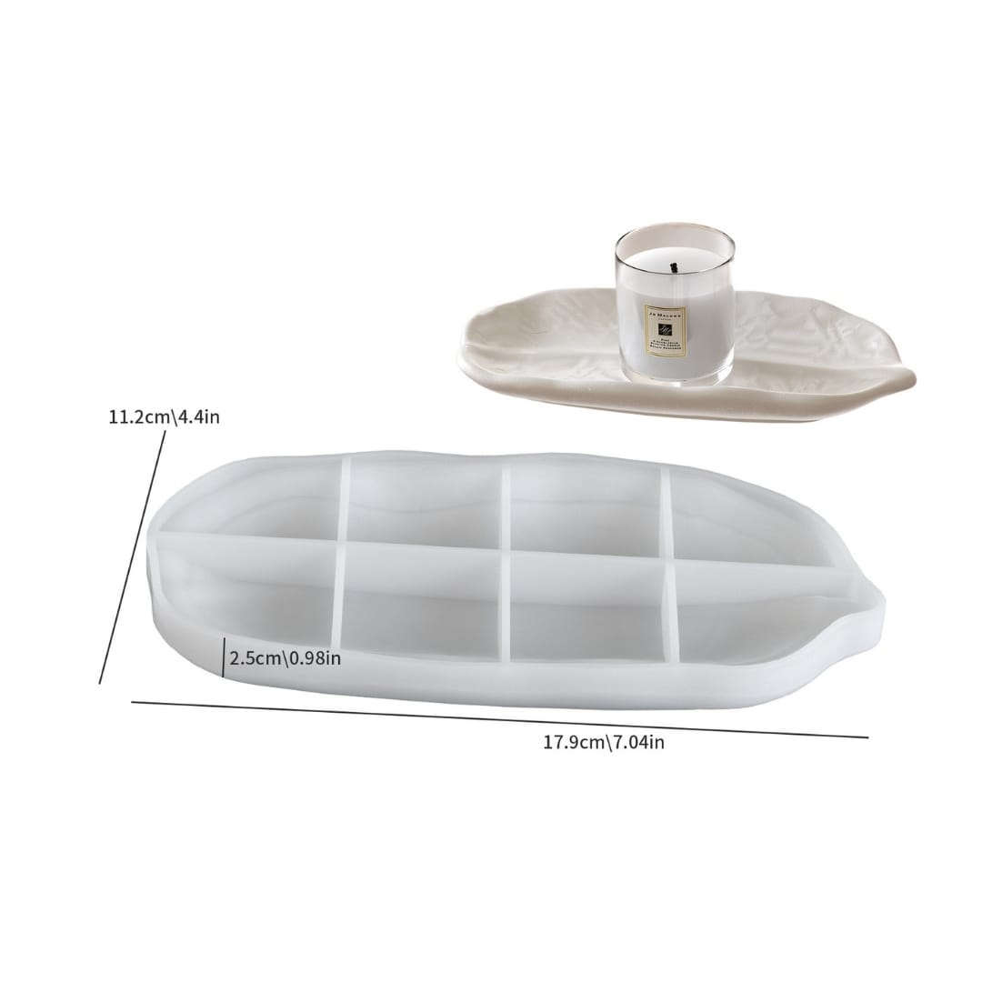 Serene Leaf Tray Mold