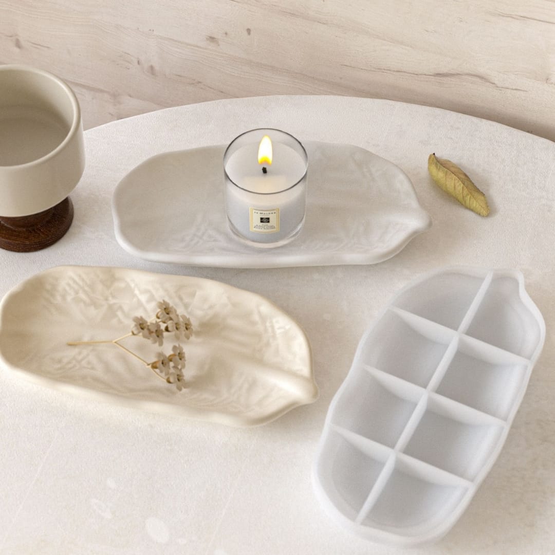 Serene Leaf Tray Mold - Image 2