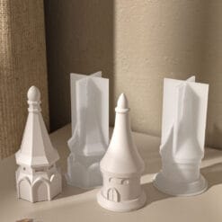 Alternative view of Cute Building Ring Holder/Candle Mold - B