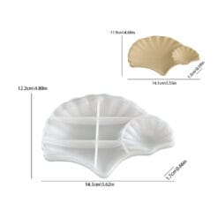 Dual Japanese Leaf Platter Mold