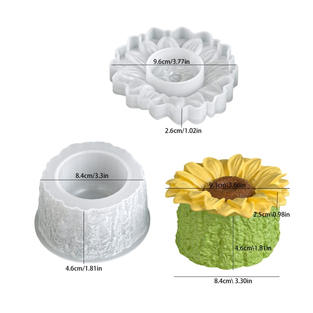 Sunflower Storage Box Mold