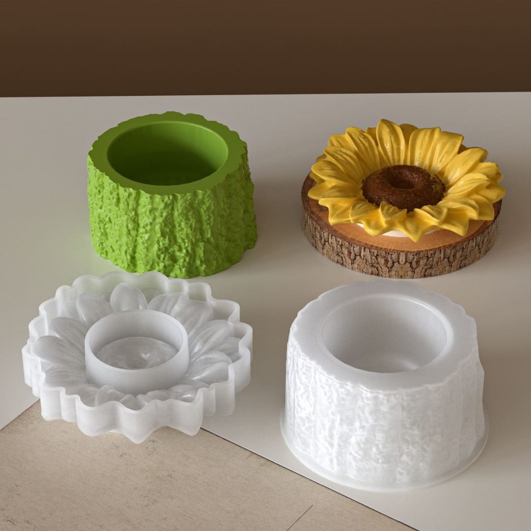 Sunflower Storage Box Mold - Image 4