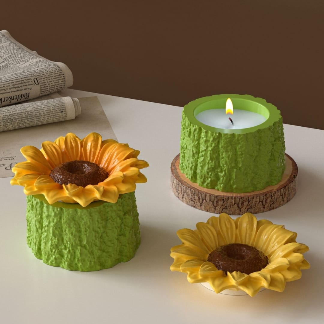 Sunflower Storage Box Mold - Image 2