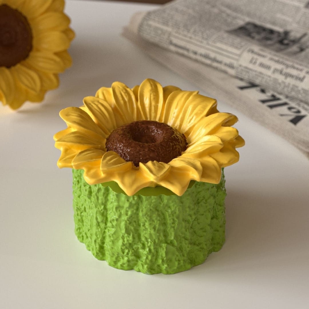 Sunflower Storage Box Mold - Image 3